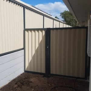 Colorbond Fence and Gate